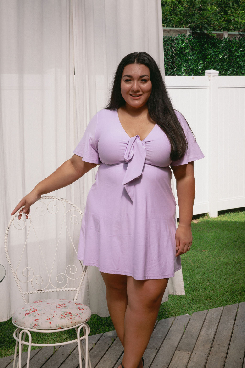 Pearl Dress - Lilac