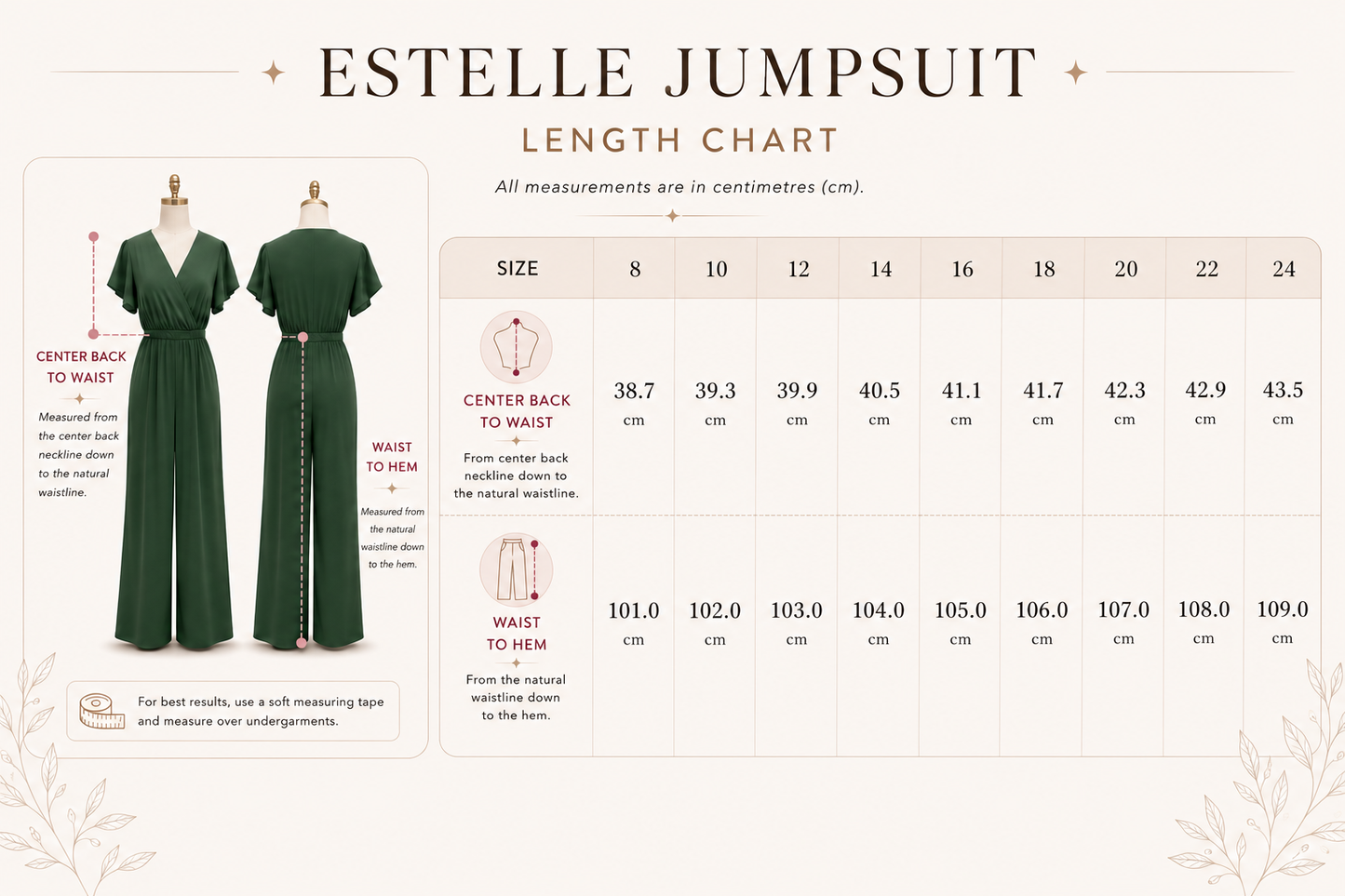 Estelle Jumpsuit - Forest Green