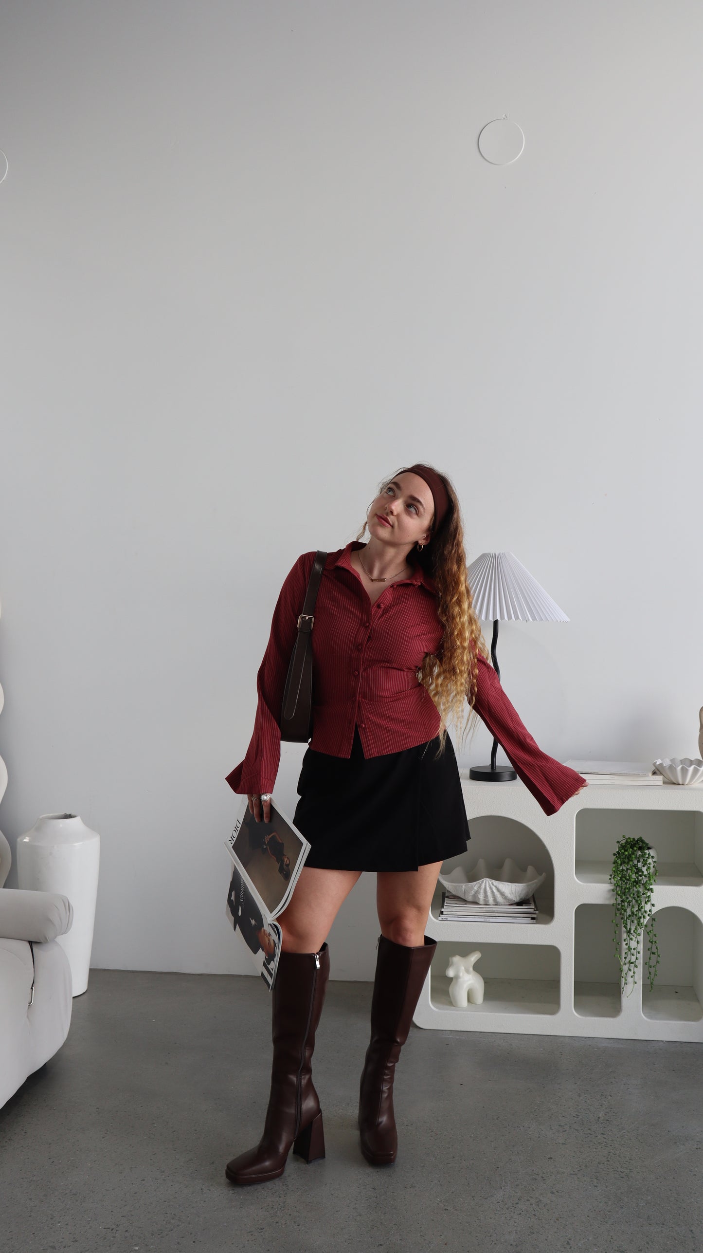 Asymmetrical Skort - Black