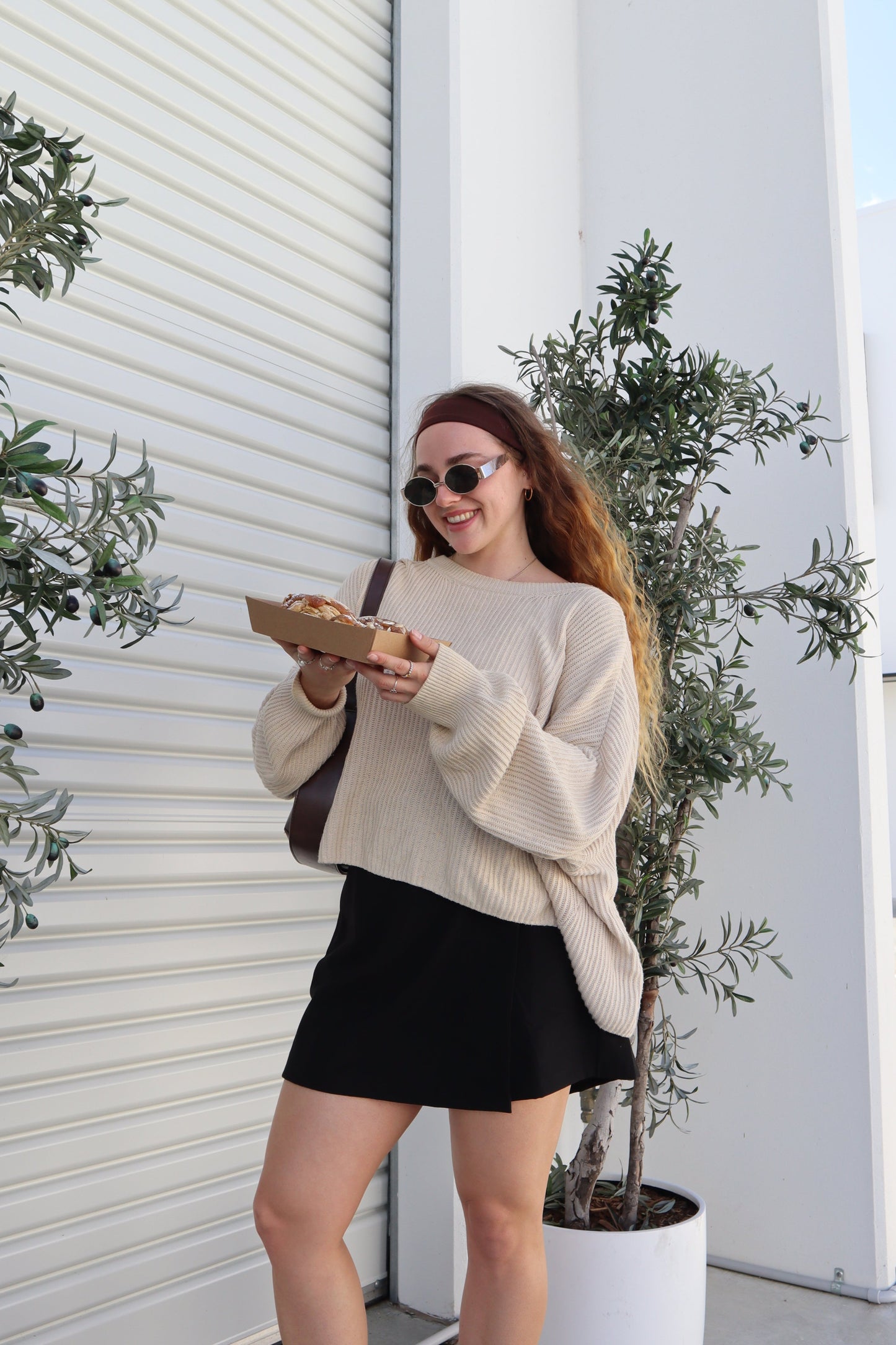 Asymmetrical Skort - Black