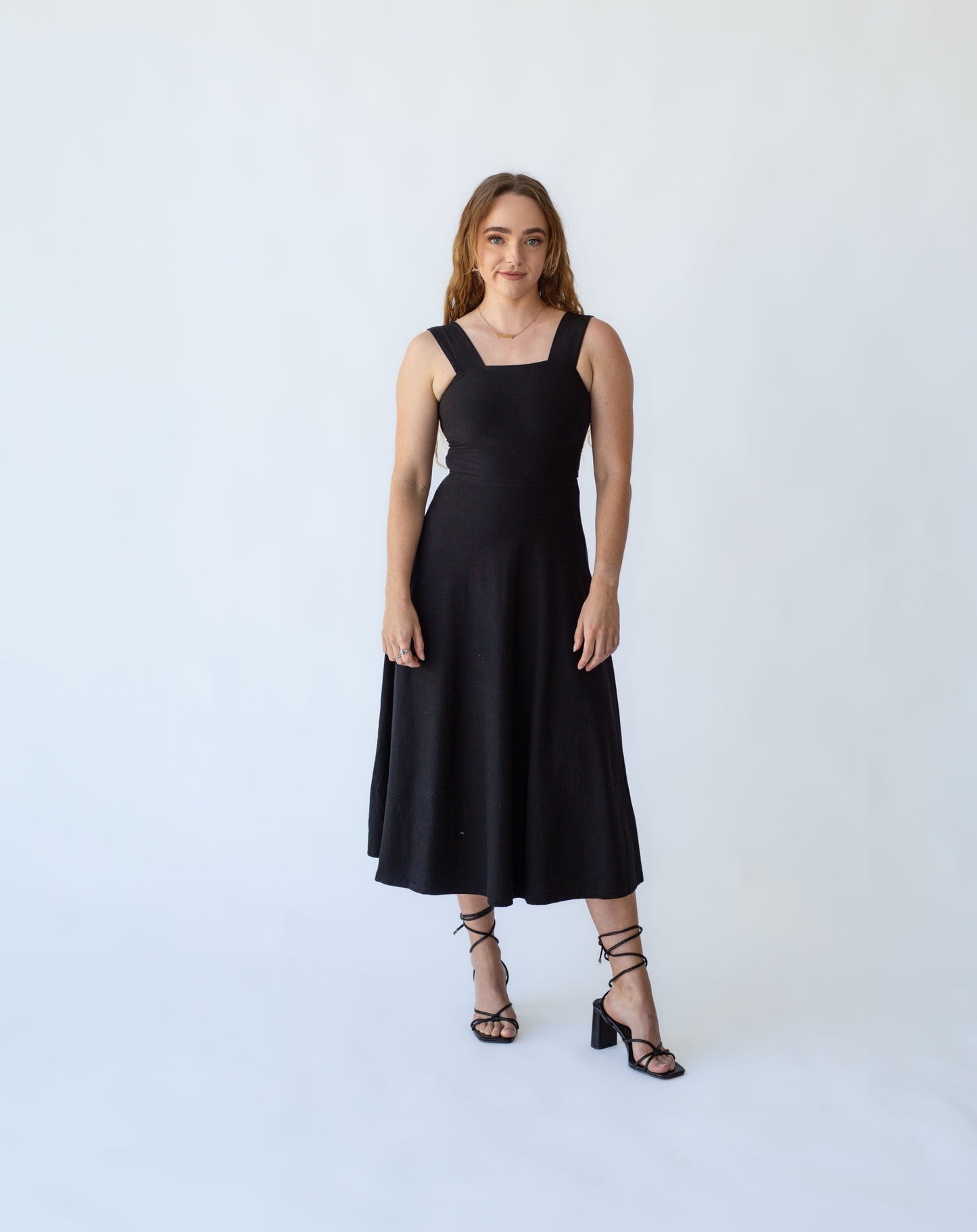 Xena Midi Dress - Black
