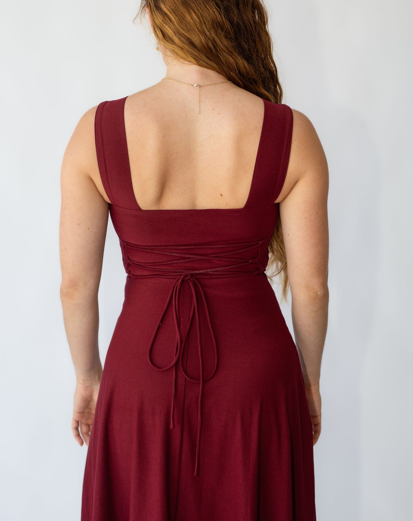 Xena Midi Dress - Red