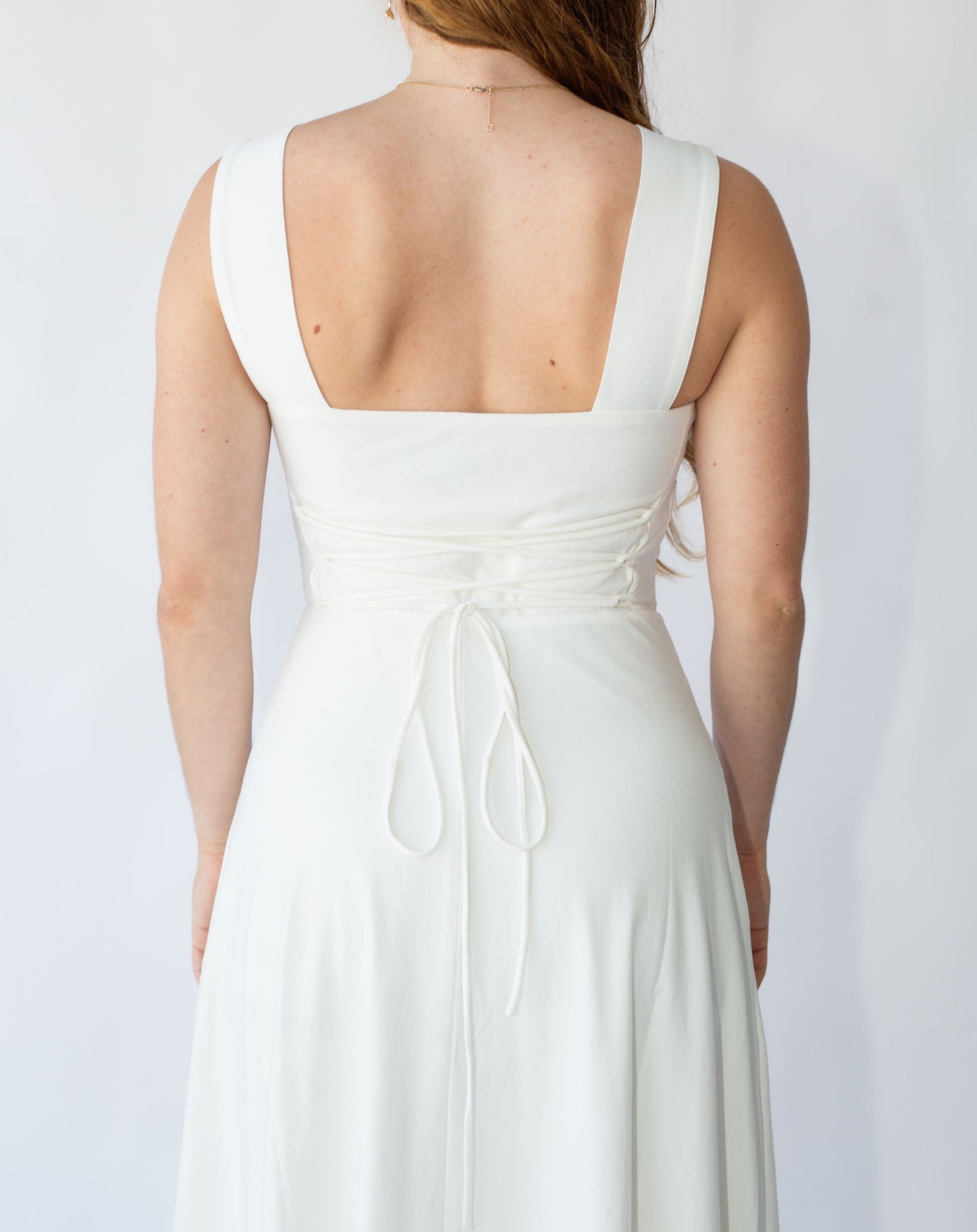 Xena Midi Dress - White
