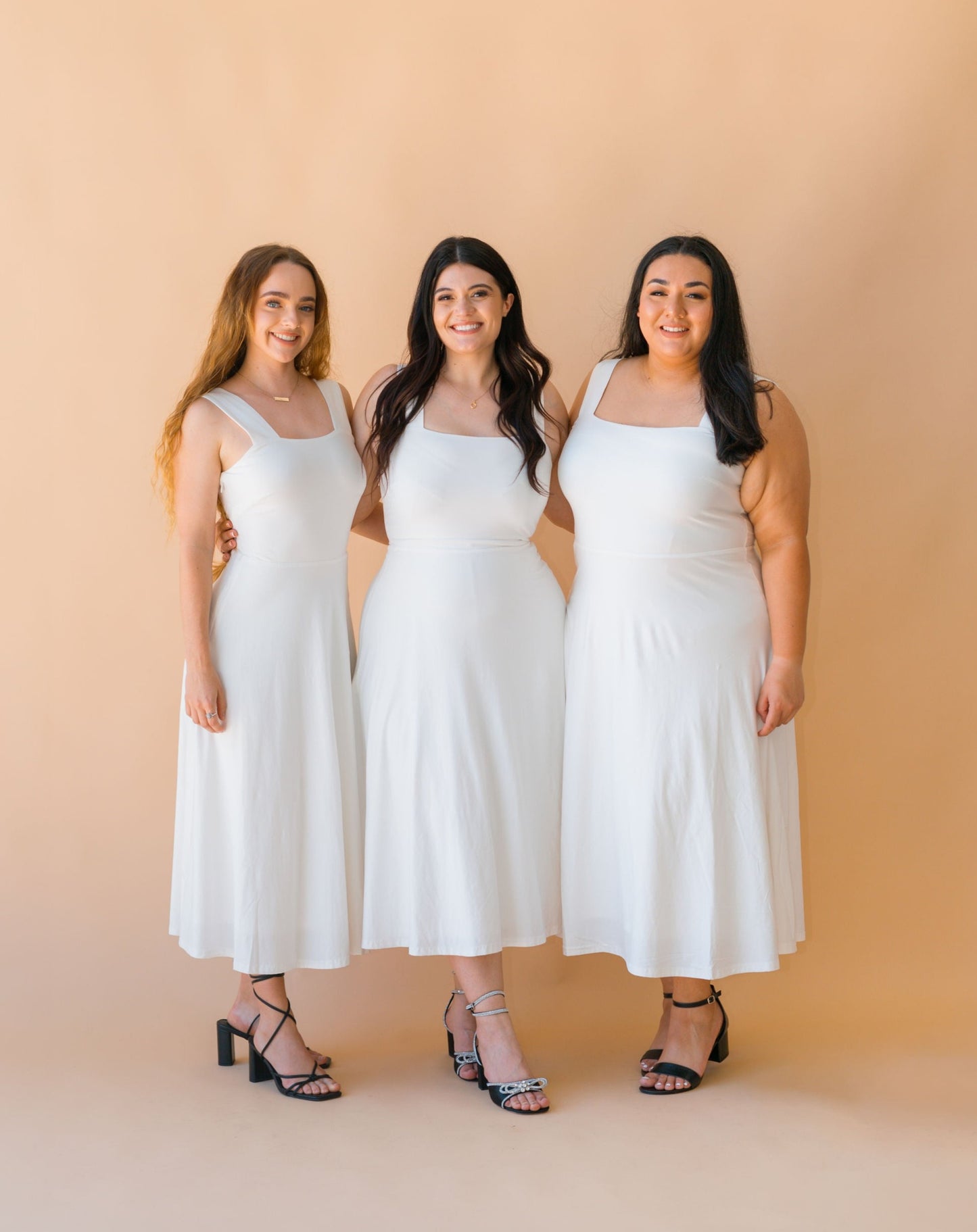 Xena Midi Dress - White