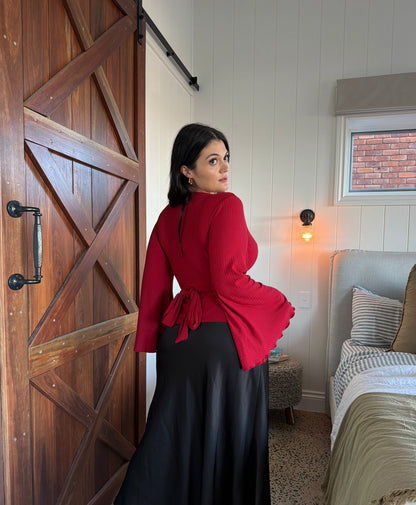 Miranda Bell Sleeve - Red
