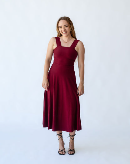 Xena Midi Dress - Red