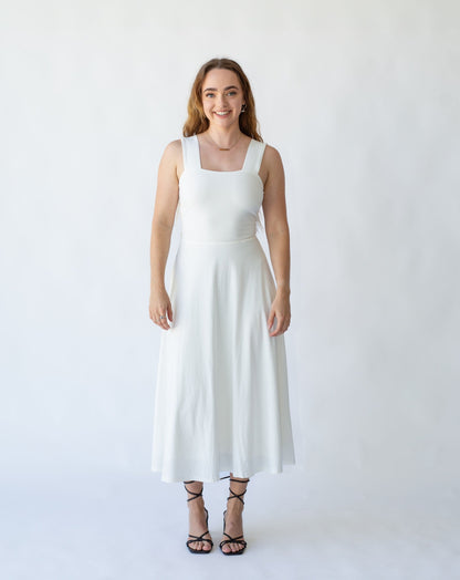 Xena Midi Dress - White