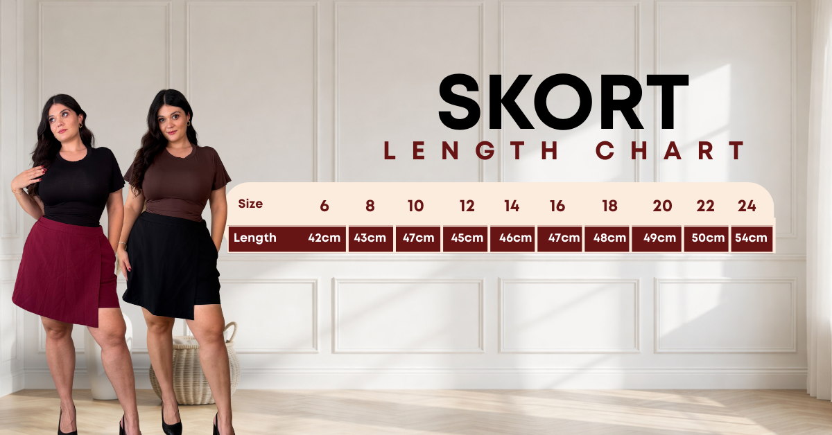 Asymmetrical Skort - Red