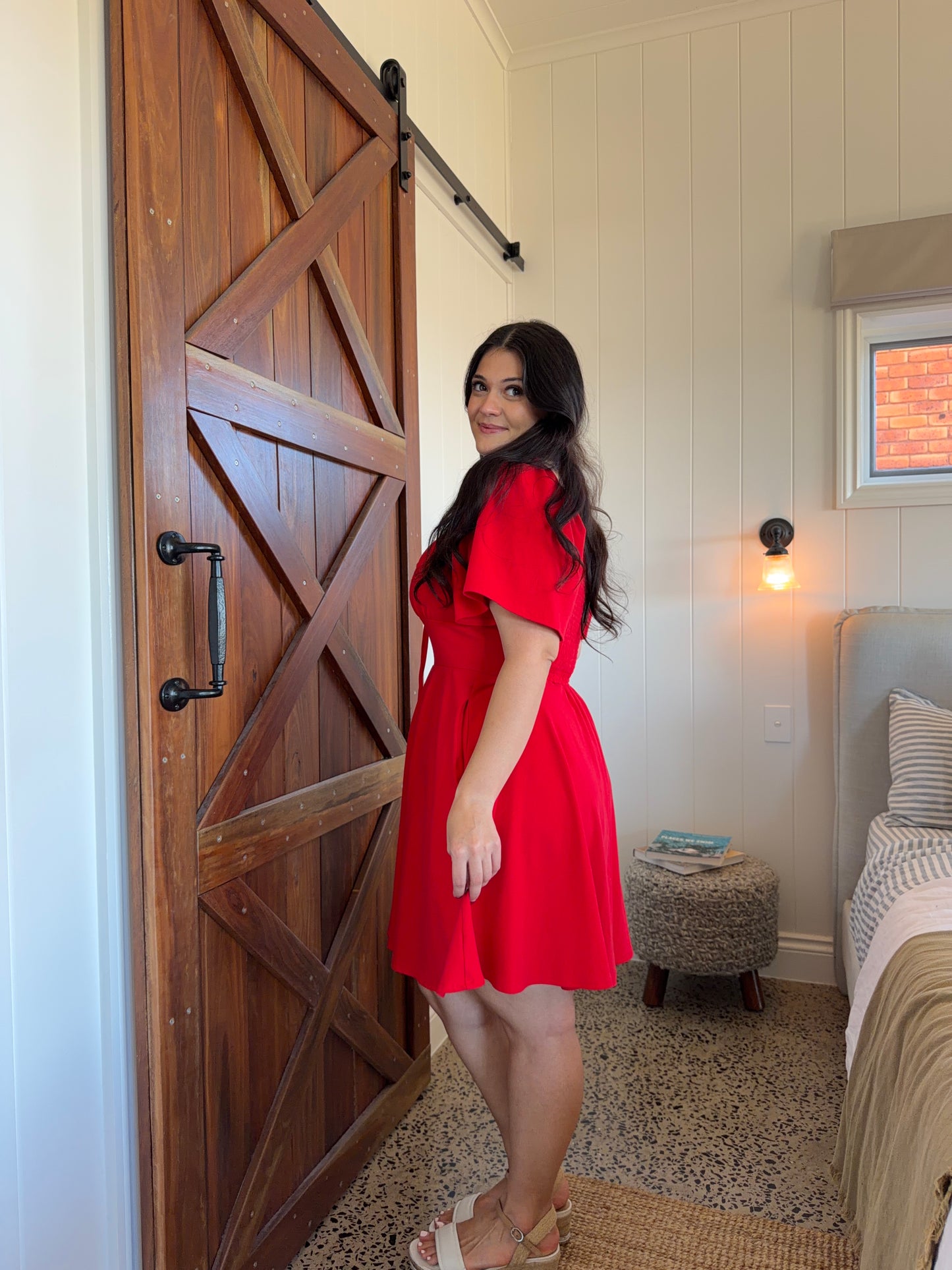 Isla Dress - Red
