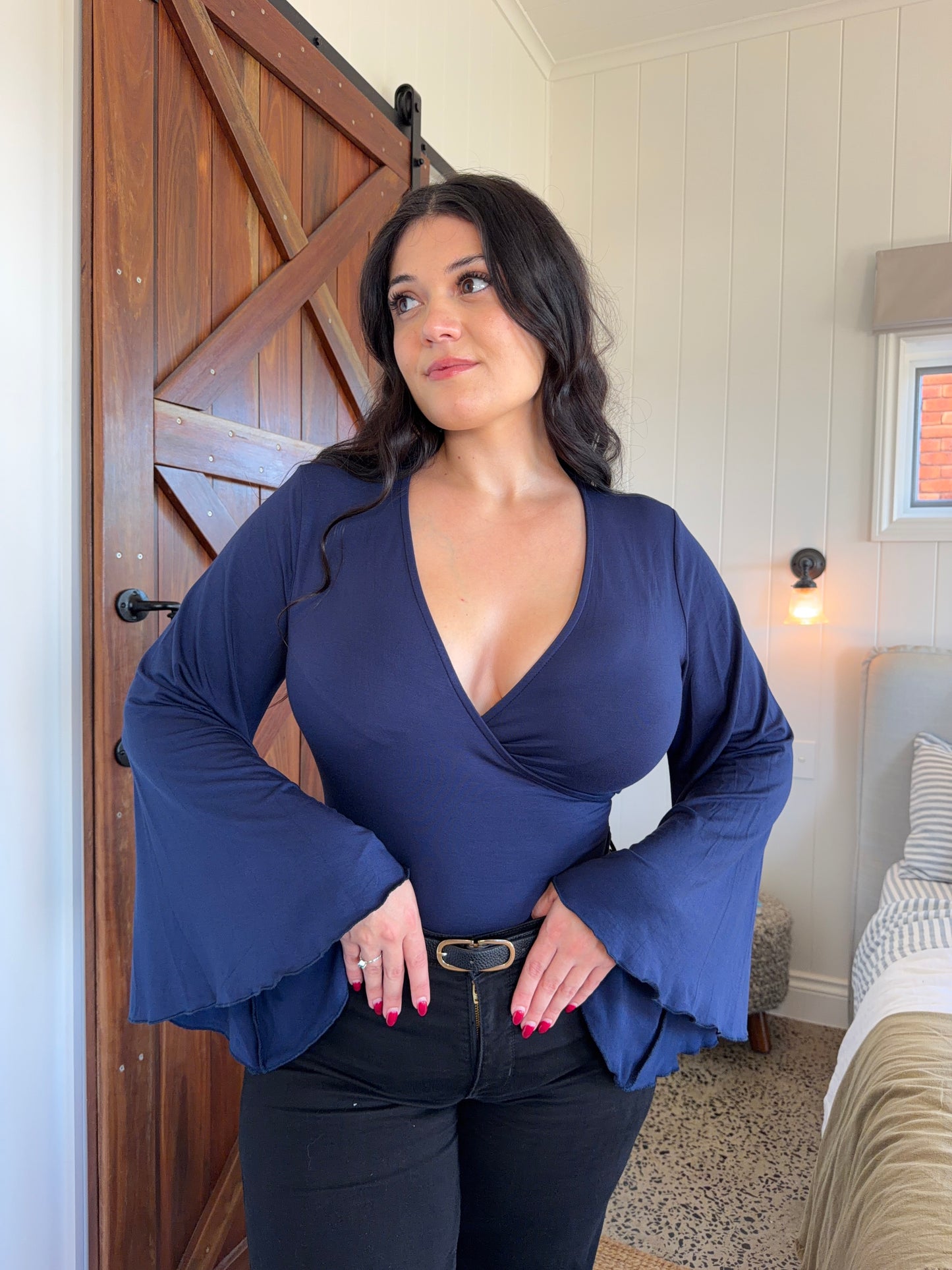 Lola Bell Sleeve - Navy