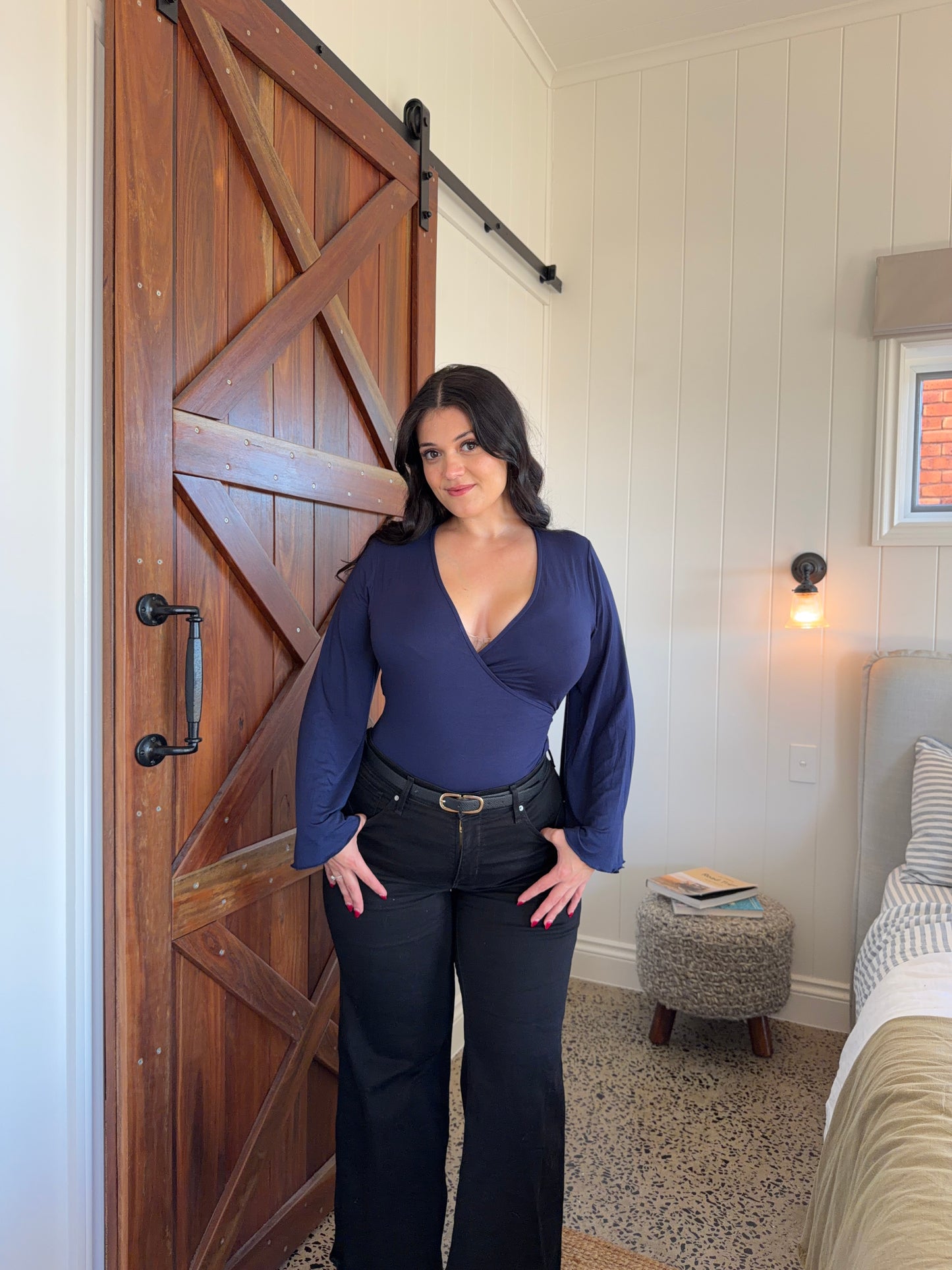 Lola Bell Sleeve - Navy