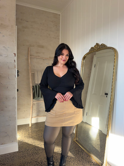 Miranda Bell Sleeve - Black