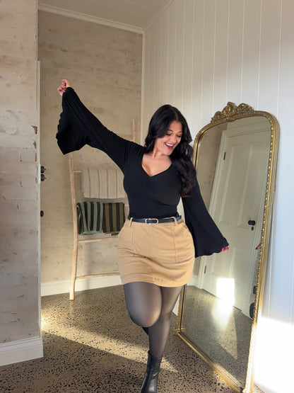 Miranda Bell Sleeve - Black